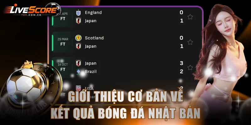 Giới thiệu cơ bản về kết quả bóng đá Nhật Bản