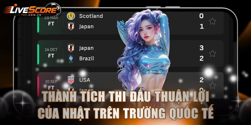 Thành tích thi đấu thuận lợi của Nhật trên trường quốc tế