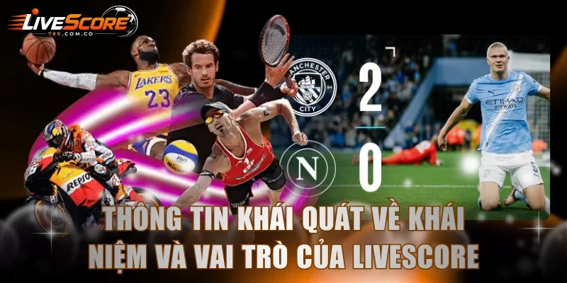 Thông tin khái quát về khái niệm và vai trò của Livescore